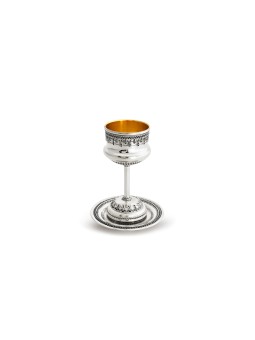 Petite tasse de Kiddouch personnalisée en argent sterling 925, cadeaux de Pâque,