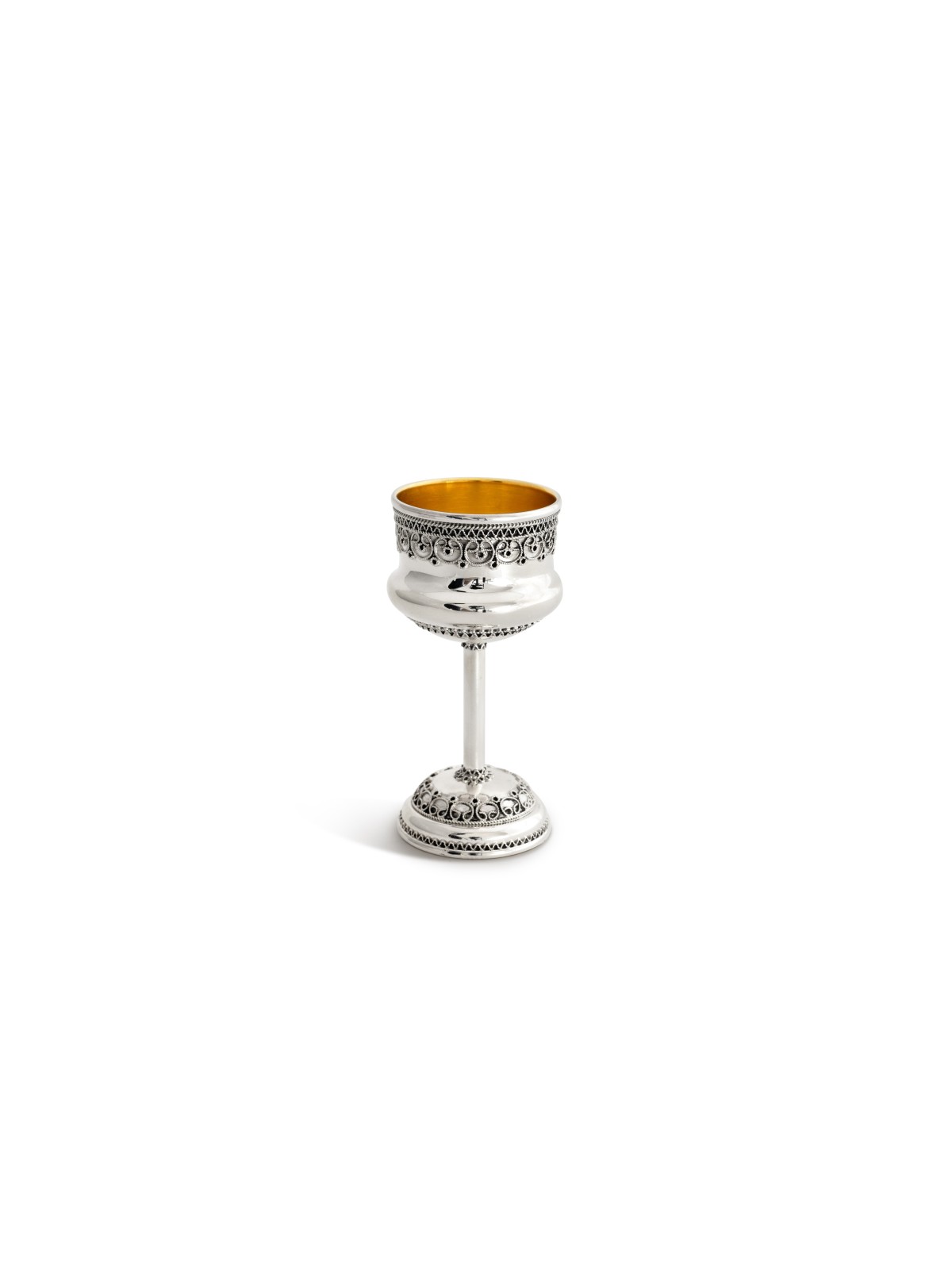 Petite tasse de Kiddouch personnalisée en argent sterling 925, cadeaux de Pâque,