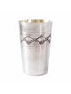 Shabbat Sterling Silver Kiddush Cup , Passover Gifts , Israeli Judaica