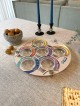 Dual-Style Artistic Passover Seder Plate - Pop Art , Aluminum Seder Pl