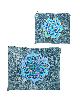 Modern Style Velvet Geometric Mandala Tallit and T , Tallit and Tefill