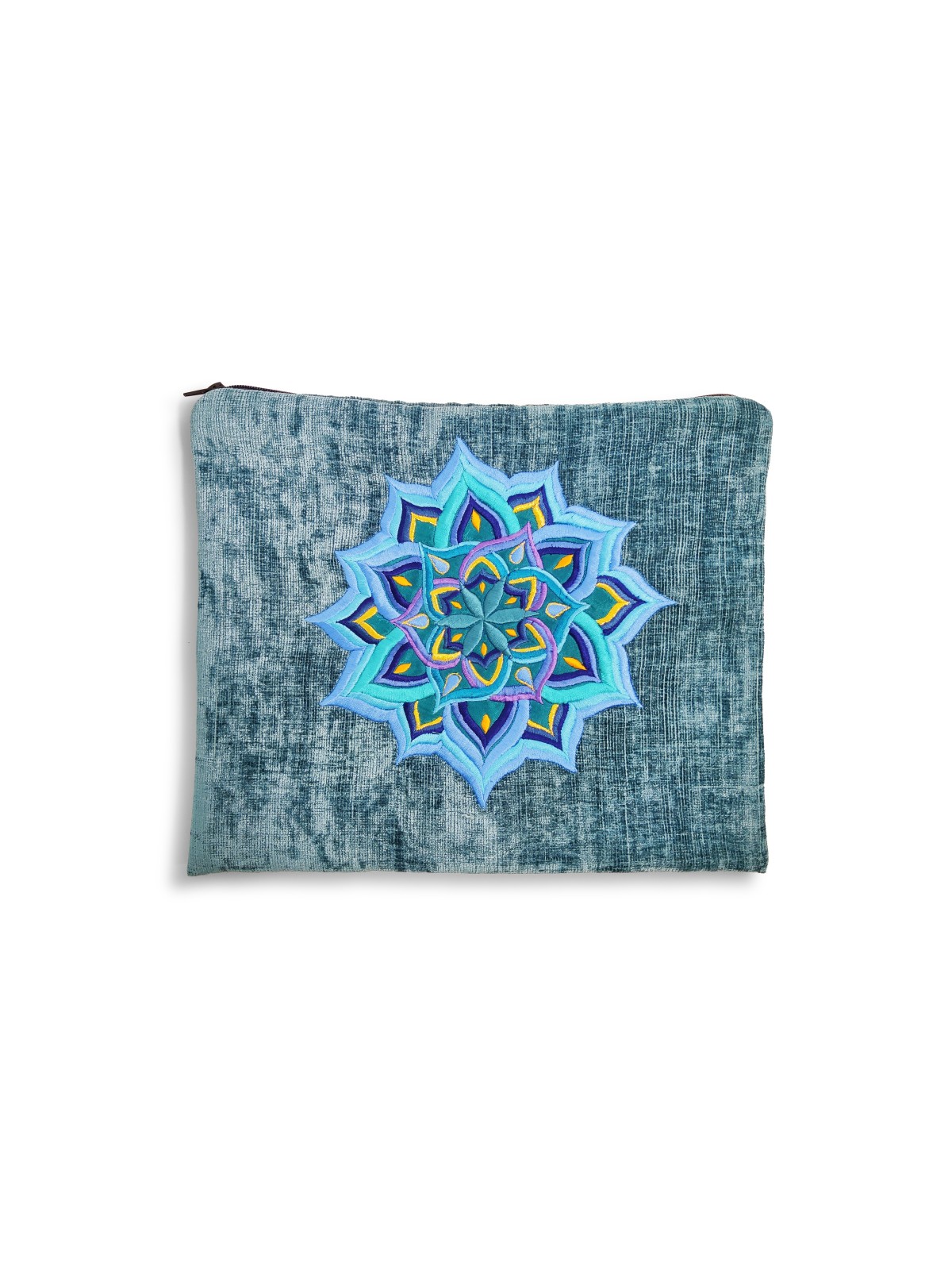 Talit et T Mandala géométrique en velours de style moderne, Talit et Tefill
