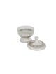 Grand plat de miel en argent Rosh Hashanah , cadeaux de mariage juifs , israélien
