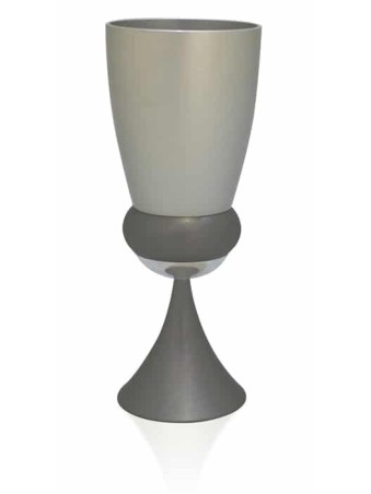 Ensemble de coupes Havdalah Kiddush en aluminium moderne, ensembles de Havdalah modernes, Isra
