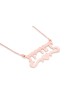 Collier de nom personnalisé en or avec cœur, cadeaux Tu B'Av, Judaica israélien