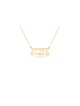 Collier de nom personnalisé en or avec cœur, cadeaux Tu B'Av, Judaica israélien