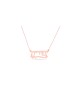 Collier d’or d’amour de nom hébreu personnalisé, cadeaux Tu B’Av, israélien