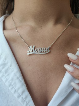 Collier de nom personnalisé à la mode en or 14 carats, cadeaux Tu B'Av, Ju israélien