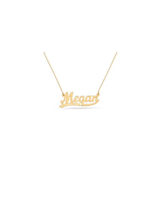 Collier de nom personnalisé à la mode en or 14 carats, cadeaux Tu B'Av, Ju israélien