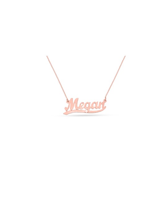 Fashionable 14K Gold Custom Name Necklace , Tu B'Av Gifts , Israeli Ju