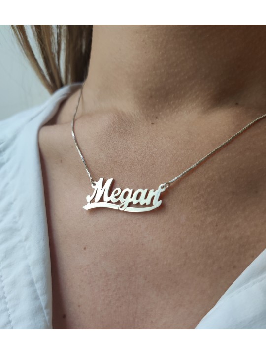 Collier de nom personnalisé à la mode en or 14 carats, cadeaux Tu B'Av, Ju israélien