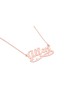 Collier en or 14 carats avec nom personnalisé anglais cursif, cadeaux Tu B'Av, Israël