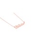 Collier en or avec nom anglais cursif à la mode, cadeaux Tu B'Av, Israël