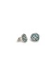 Nuances de bleu boutons de manchette en argent sterling uniques, cadeaux Tu B'Av, Isra