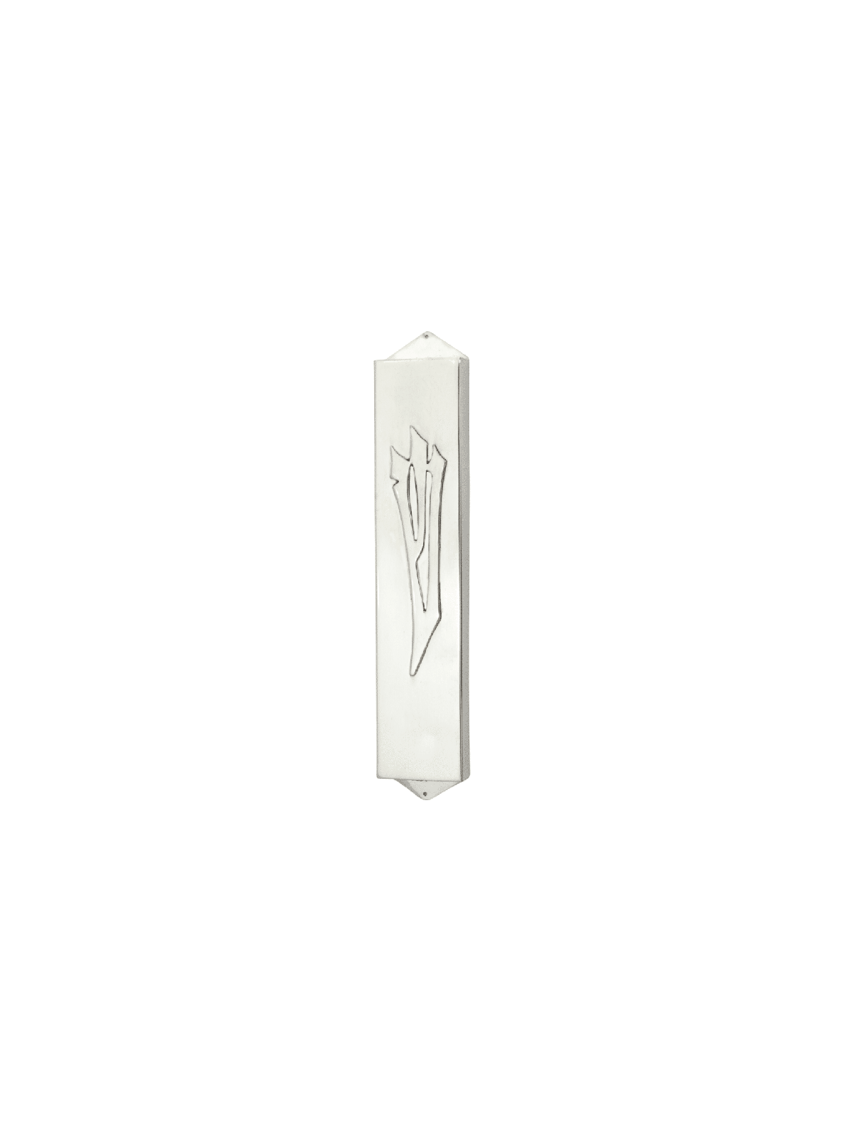 Couverture contemporaine de mezouza en argent propre, grandes mezouzas, Jud israélien