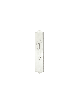 Contemporary Clean Silver Mezuzah Cover , Large Mezuzahs , Israeli Jud