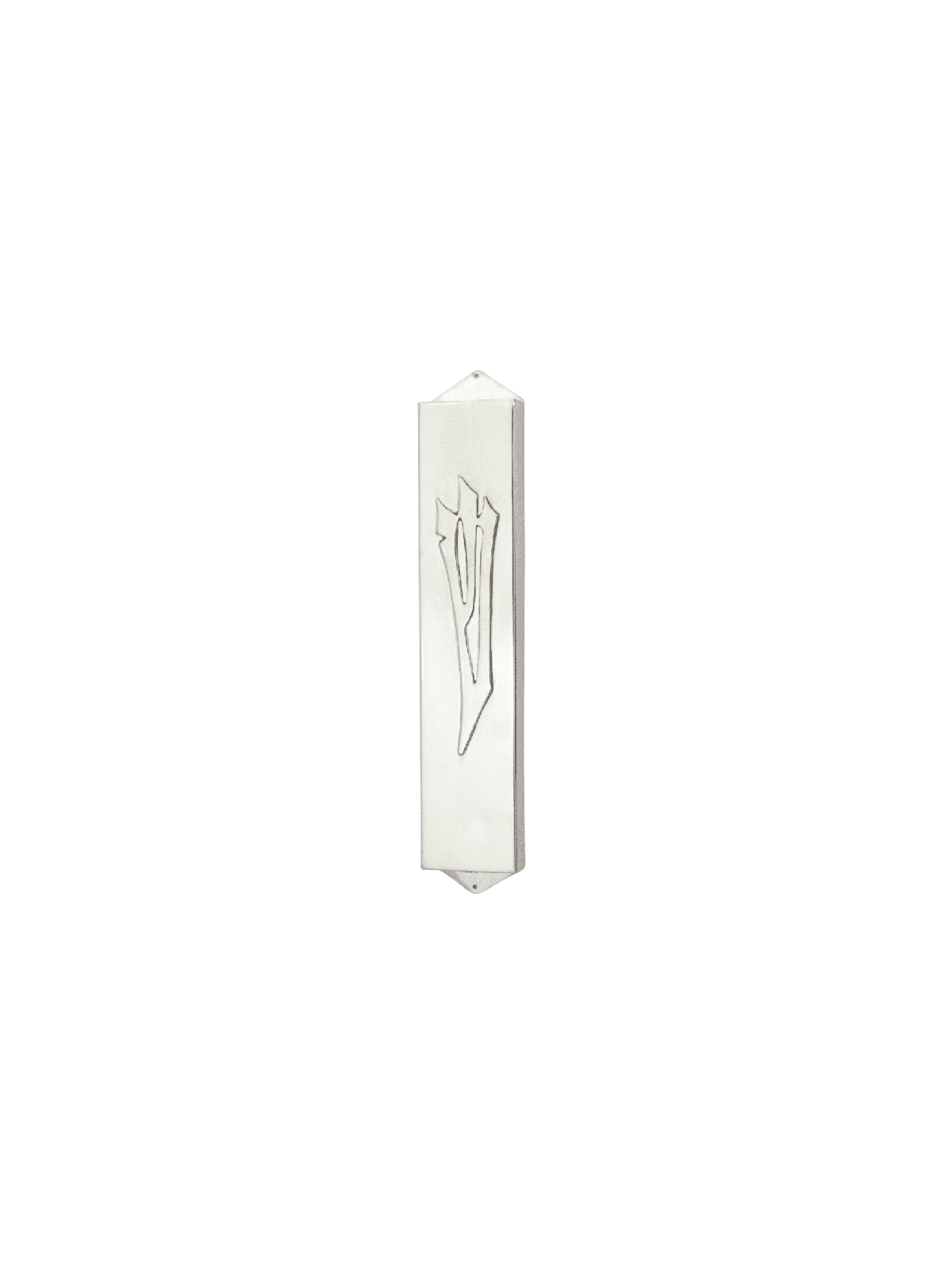 Couverture contemporaine de mezouza en argent propre, grandes mezouzas, Jud israélien