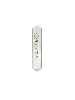 Étui Mezuzah argenté moderne et élégant, grandes Mezuzahs, Juda israélien