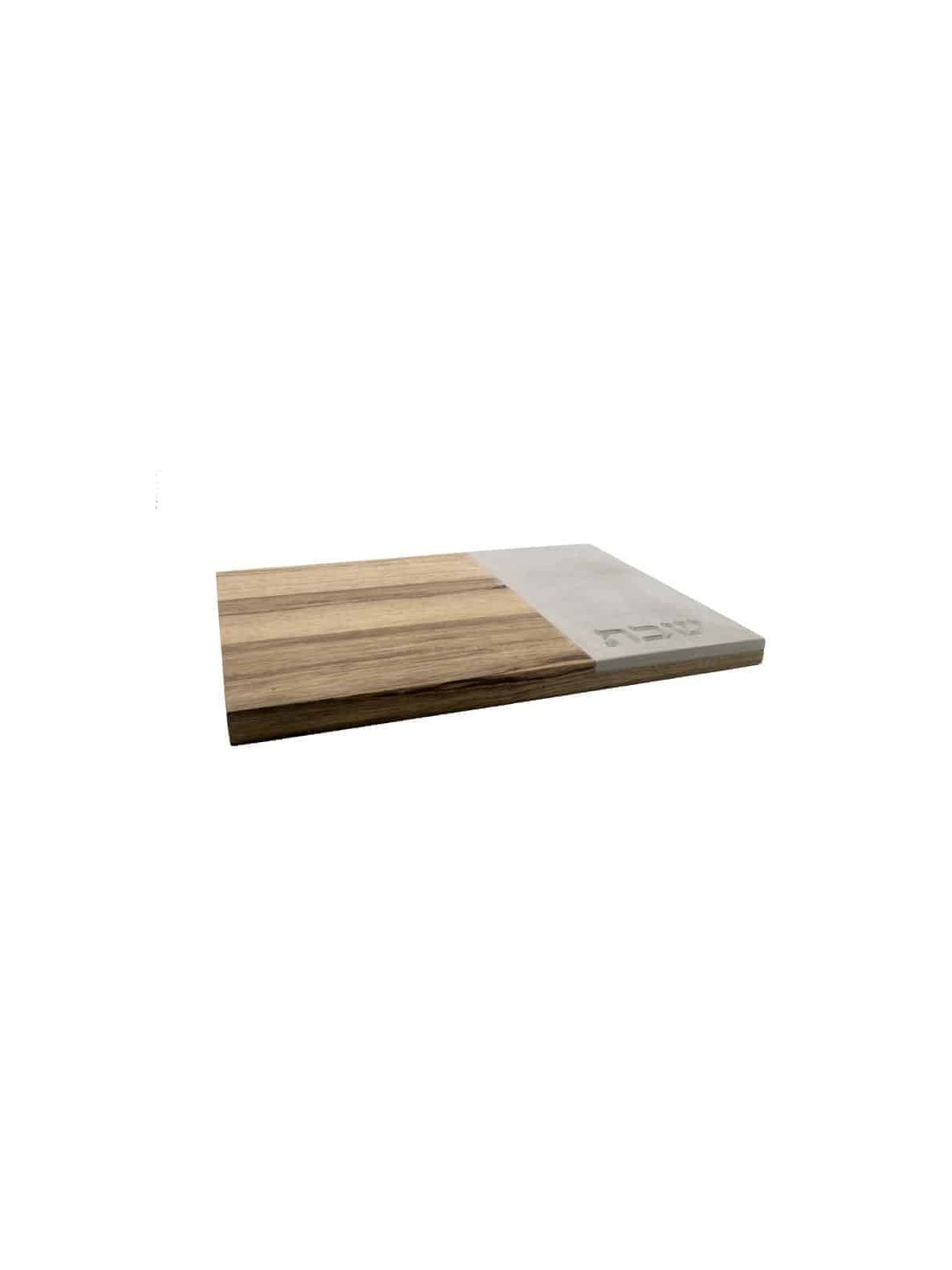 Superbe planche à pain en béton et en bois avec L hébreu, cadeaux Tu B'Av, I