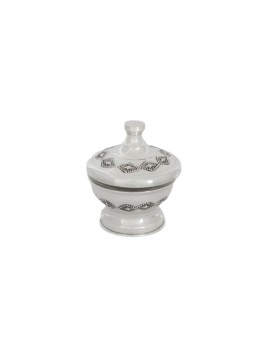 Forme vintage décorée Rosh Hashanah Plate , Tu B'Av Gifts , Israélien