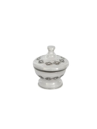 Forme vintage décorée Rosh Hashanah Plate , Tu B'Av Gifts , Israélien