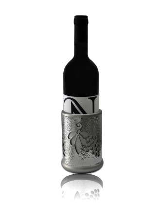 Porte-vin martelé coloré et vin casher, cadeaux Tu B'Av, israélien