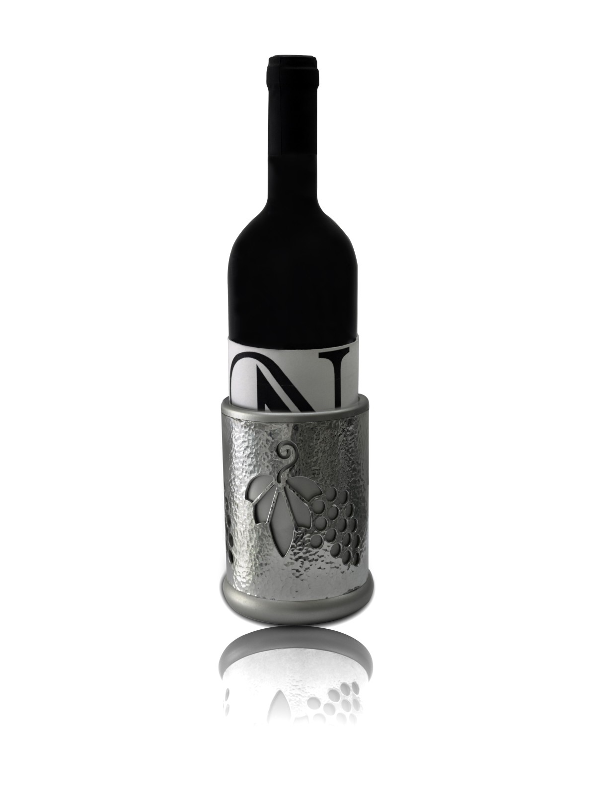 Porte-vin martelé coloré et vin casher, cadeaux Tu B'Av, israélien