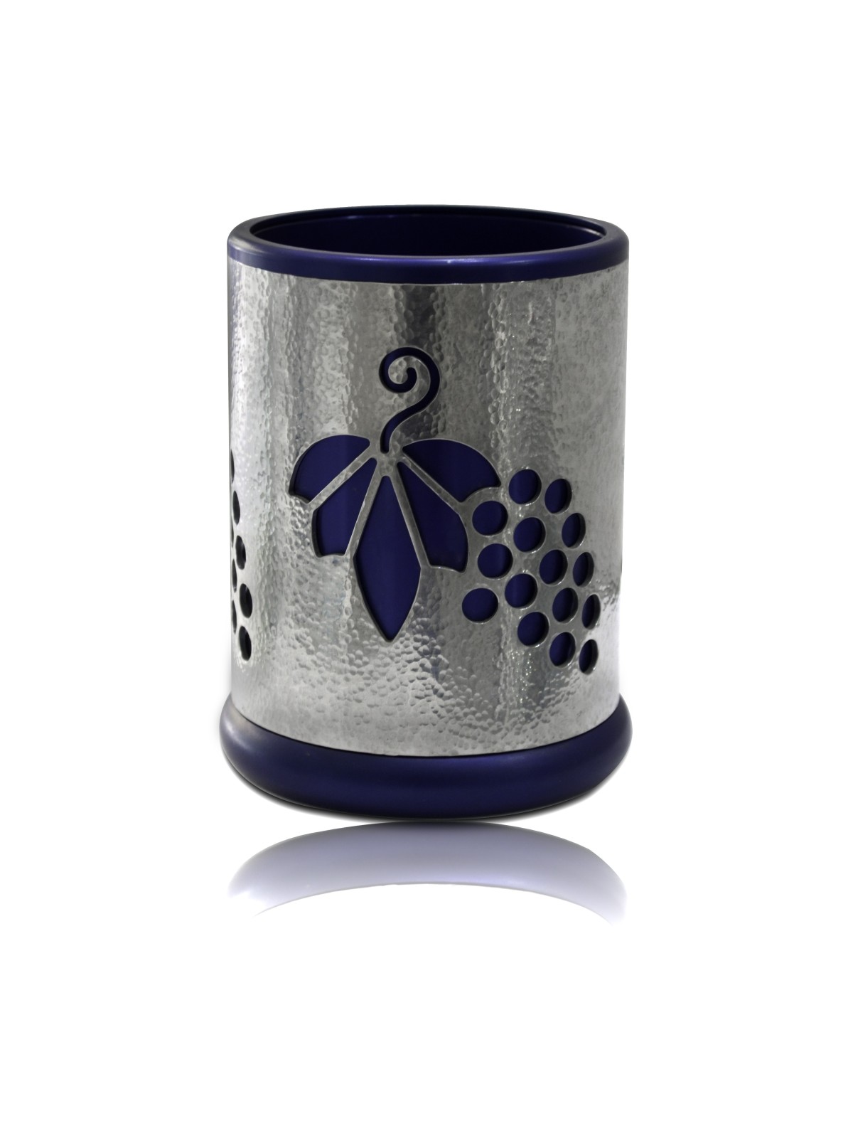 Porte-vin martelé coloré et vin casher, cadeaux Tu B'Av, israélien