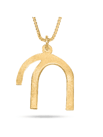 Pendentif Chai en or moderne et spécial, cadeaux Tu B'Av, Judaica israélien
