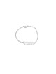 Bracelet personnalisé hébreu classique et lisse en or 14 carats, cadeaux Tu B'Av, I
