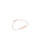 Bracelet personnalisé hébreu classique et lisse en or 14 carats, cadeaux Tu B'Av, I