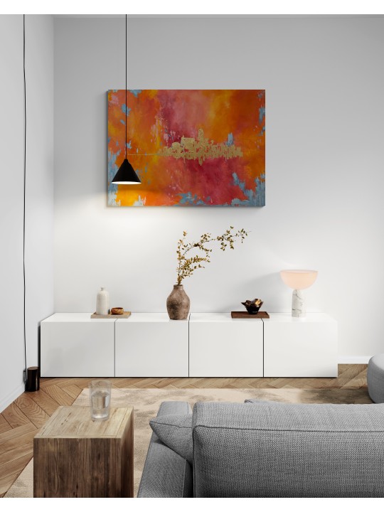 Magnifiques murs aux couleurs chaudes de la peinture de Jérusalem - , Résumé juif A