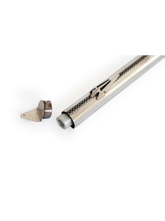 Extra Large Modern Silver Filigree Mezuzah Case , Extra Large Mezuzah
