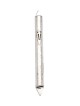 Extra Large Silver Hammered Mezuzah Case , Extra Large Mezuzah , Israe