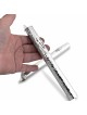 Extra Large Silver Hammered Mezuzah Case , Extra Large Mezuzah , Israe