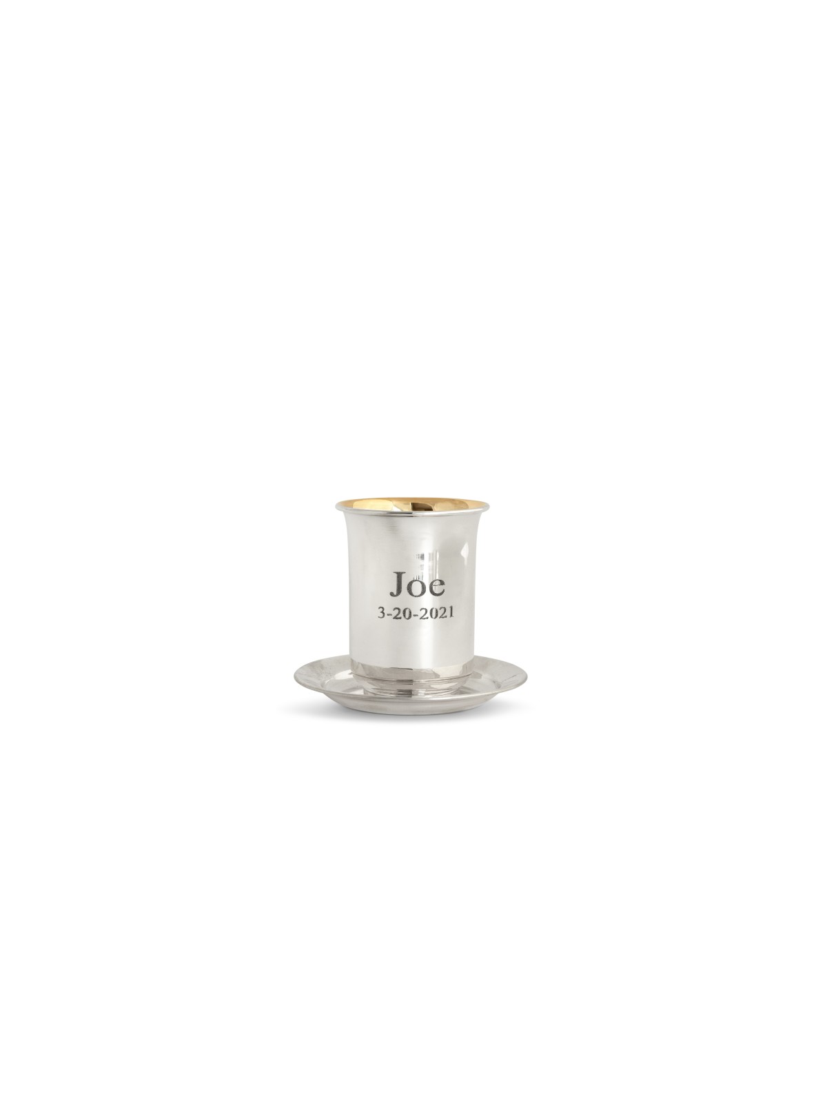 Coupe de Kiddouch moderne avec assiette assortie, cadeaux de Pâque, Juda israélien
