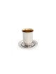 Coupe de Kiddouch moderne avec assiette assortie, cadeaux de Pâque, Juda israélien