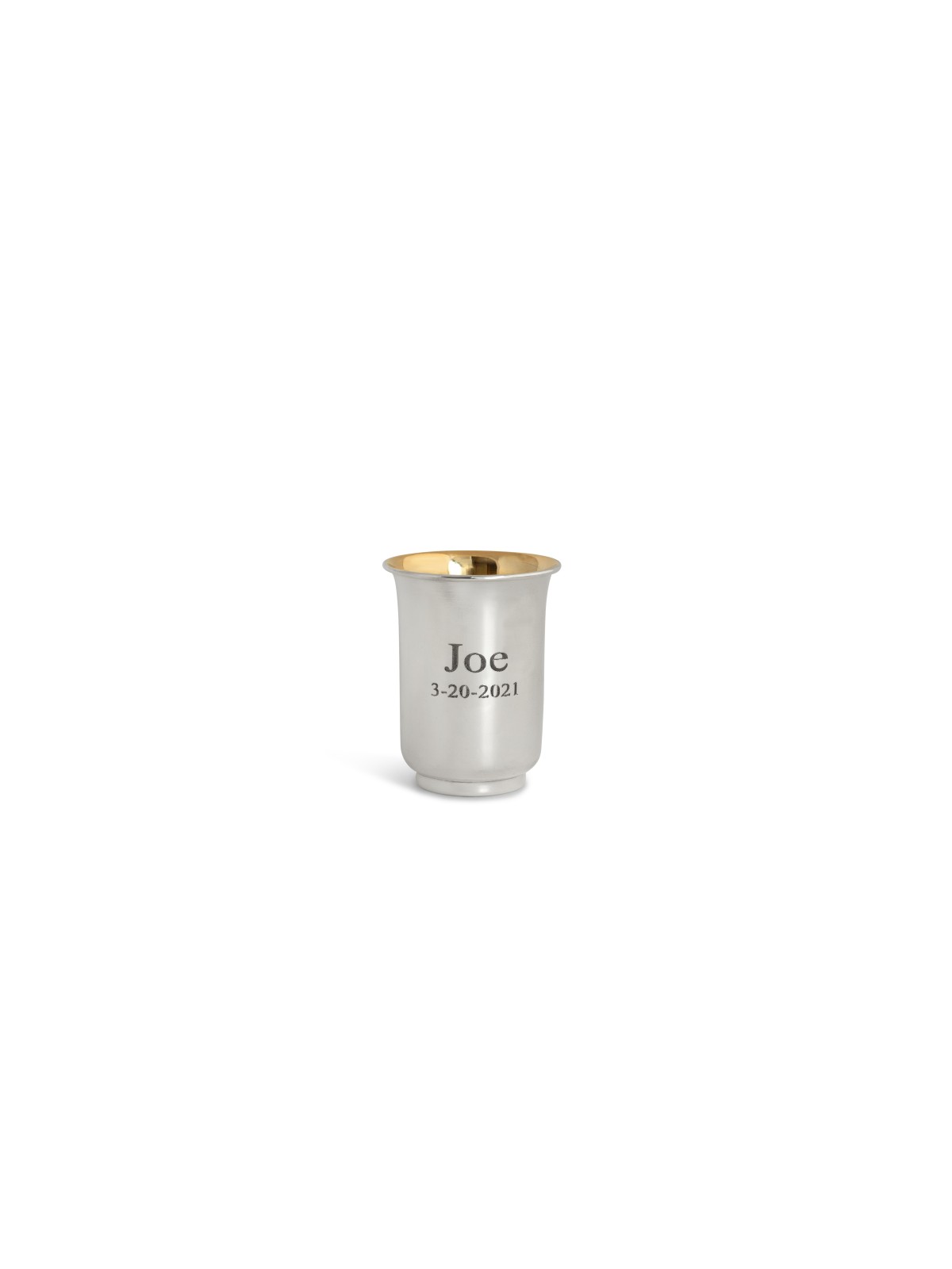 Modern Kiddush Cup with Matching Plate , Passover Gifts , Israeli Juda
