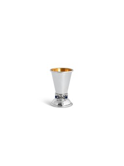 Petite tasse de Kiddouch en argent sterling personnalisée avec Lapi, cadeaux de Pâque,
