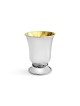 Medium-Sized Elegant Silver Kiddush Cup with Name  , Passover Gifts ,