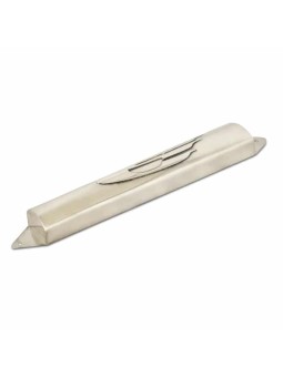 Étui Mezuzah moderne en argent sterling fait à la main, grandes mezouzas, Israël