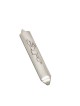 Étui Mezuzah fait main en argent avec des lignes simples, grandes mezouzas, Isra