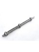 Mid Size Silver Yad Torah with 3 Square Shape Ball , Passover Gifts ,
