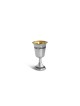 Belle tasse de Kiddouch en argent sterling au design de perles, cadeaux de Pâque,
