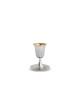 Tasse et assiette de Kiddouch martelées en argent sterling, cadeaux de Pâque, Isra