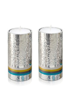 Round-Shaped Hammered Candlesticks with Multi-Colo , Modern Candlestic