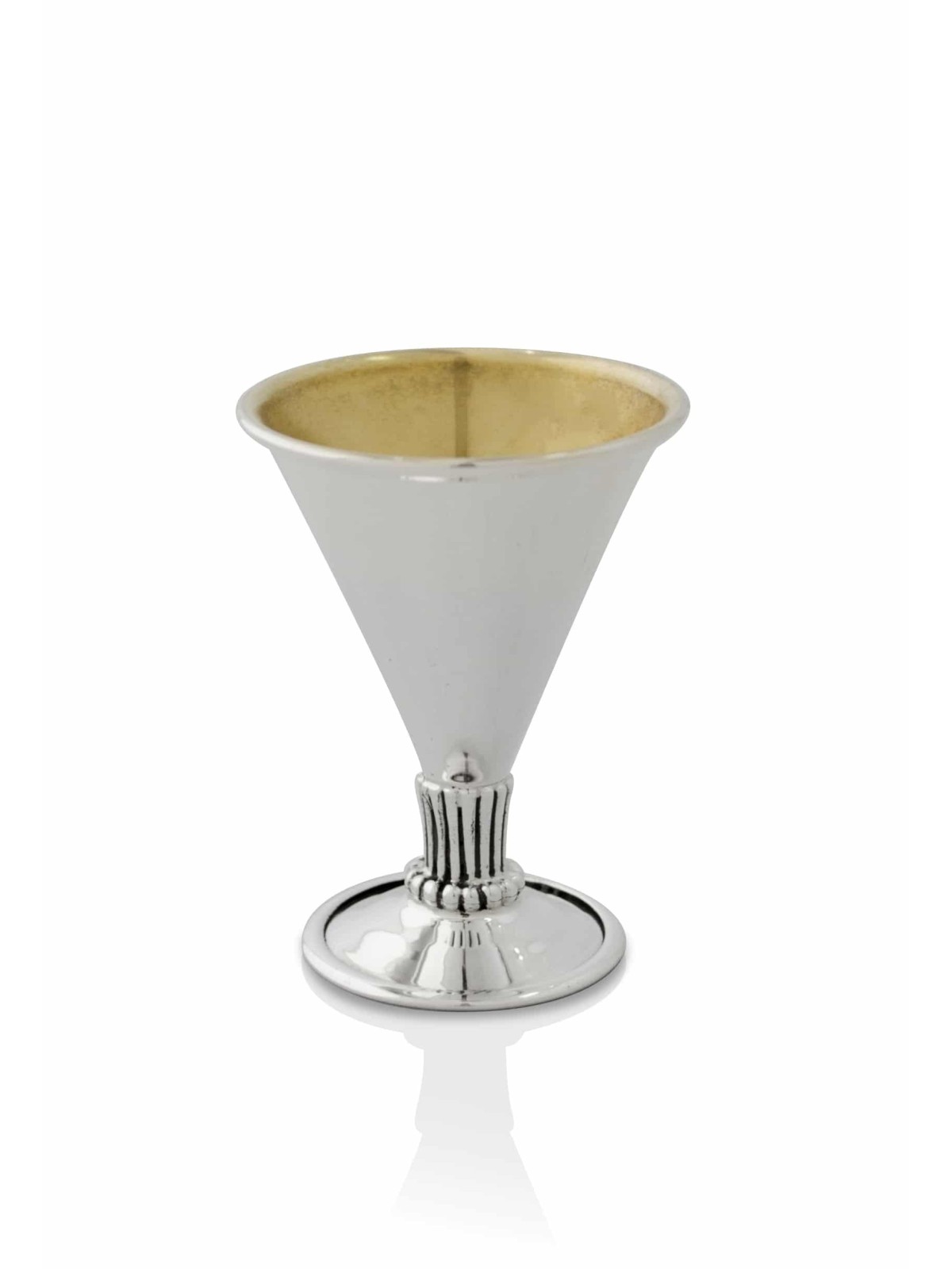 Sterling Silver Modern Petite Cup , Passover Gifts , Israeli Judaica