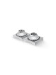 Small Square Shape Sterling Silver Candlesticks wi , Passover Gifts ,