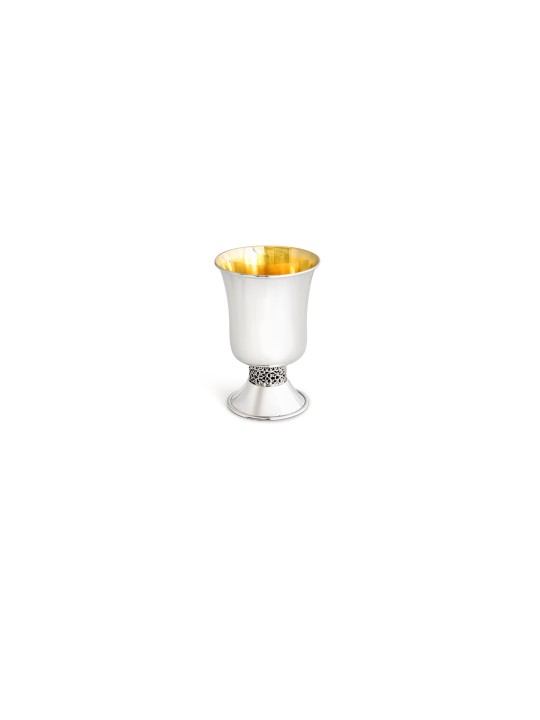 Coupe de Kiddush en argent sterling avec bande filigrane, coupes de Kiddush modernes,