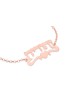 Love 14K Gold Hebrew Name Bracelet , Tu B'Av Gifts , Israeli Judaica